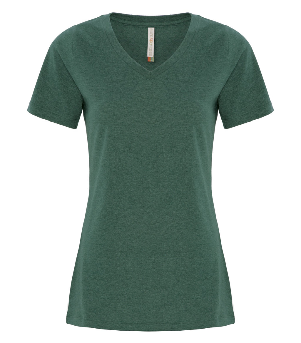 ATC™ EUROSPUN® RING SPUN V-NECK LADIES' TEE