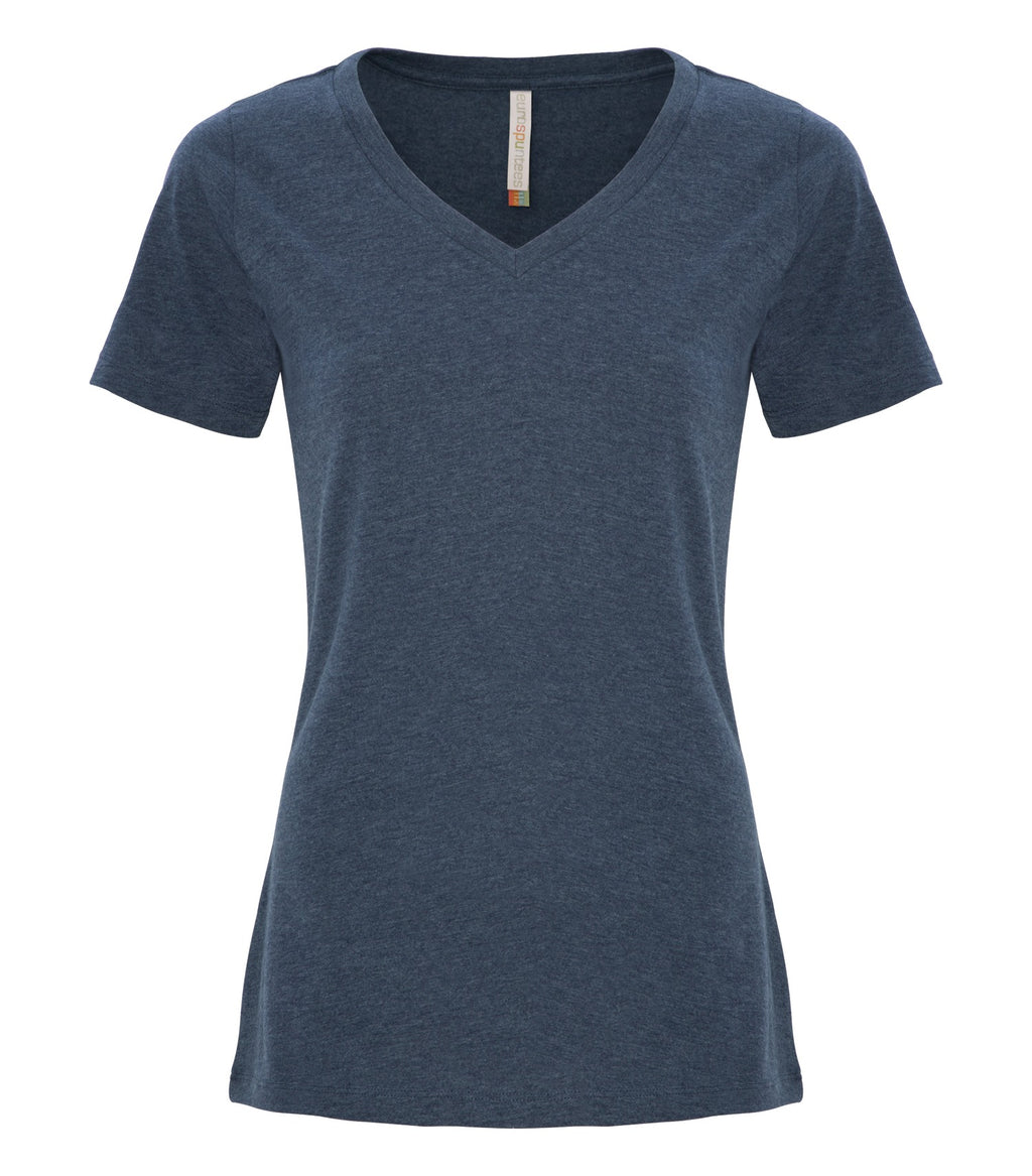 ATC™ EUROSPUN® RING SPUN V-NECK LADIES' TEE
