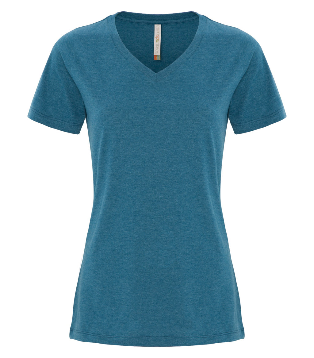ATC™ EUROSPUN® RING SPUN V-NECK LADIES' TEE