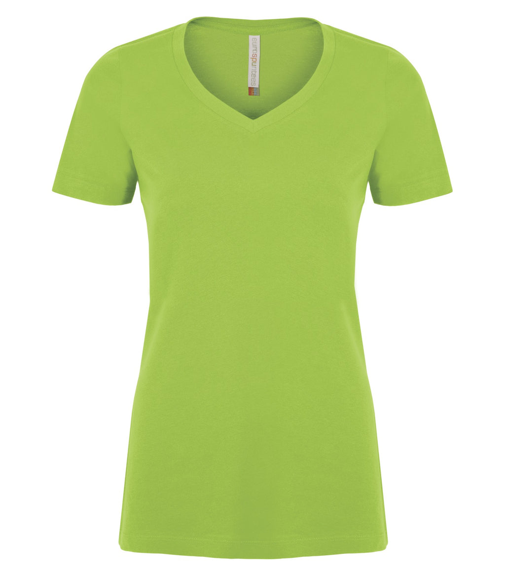 ATC™ EUROSPUN® RING SPUN V-NECK LADIES' TEE