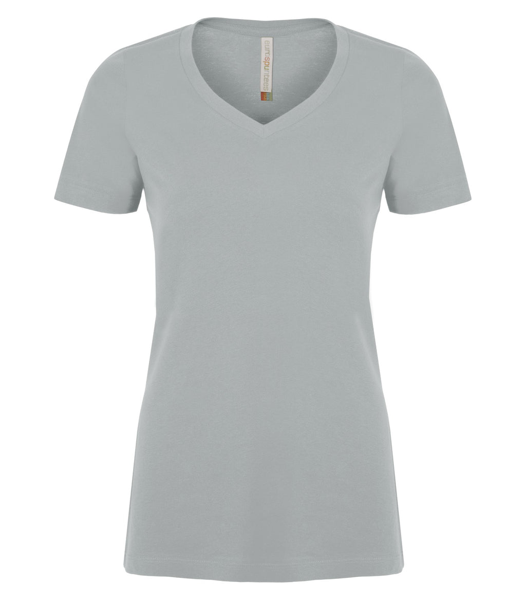 ATC™ EUROSPUN® RING SPUN V-NECK LADIES' TEE