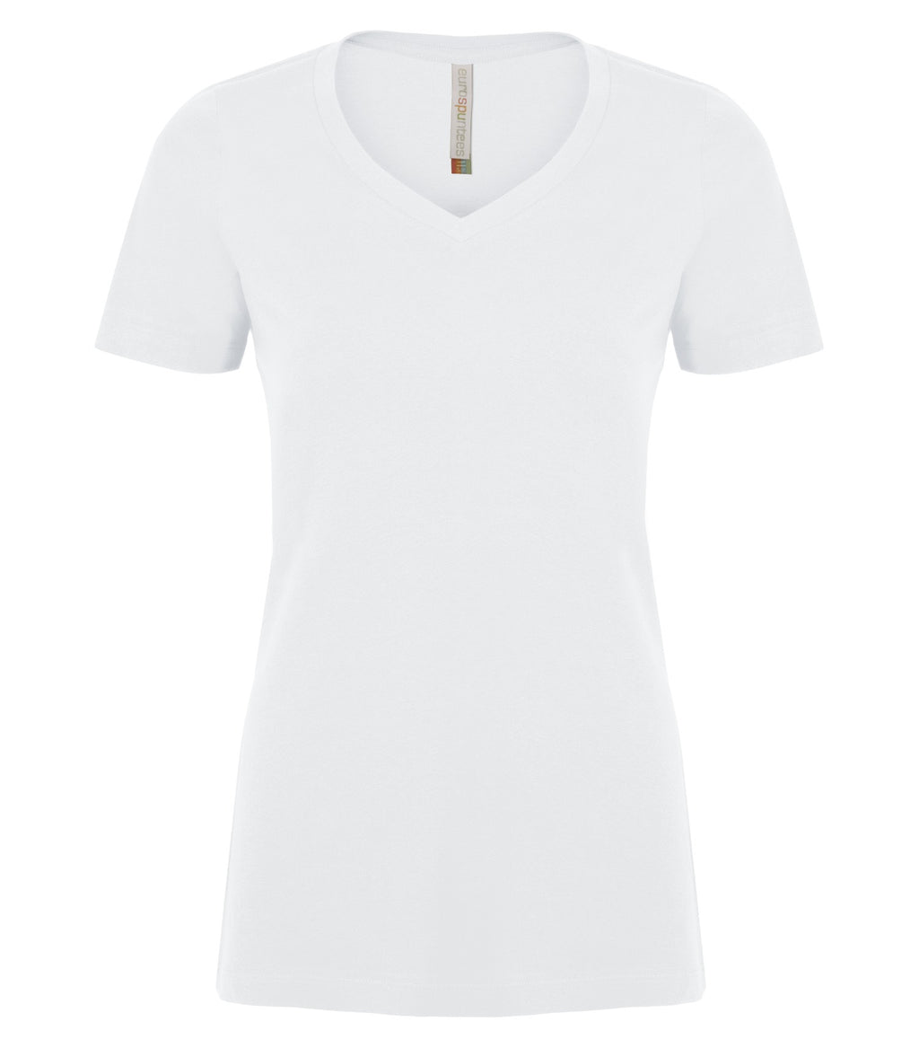 ATC™ EUROSPUN® RING SPUN V-NECK LADIES' TEE