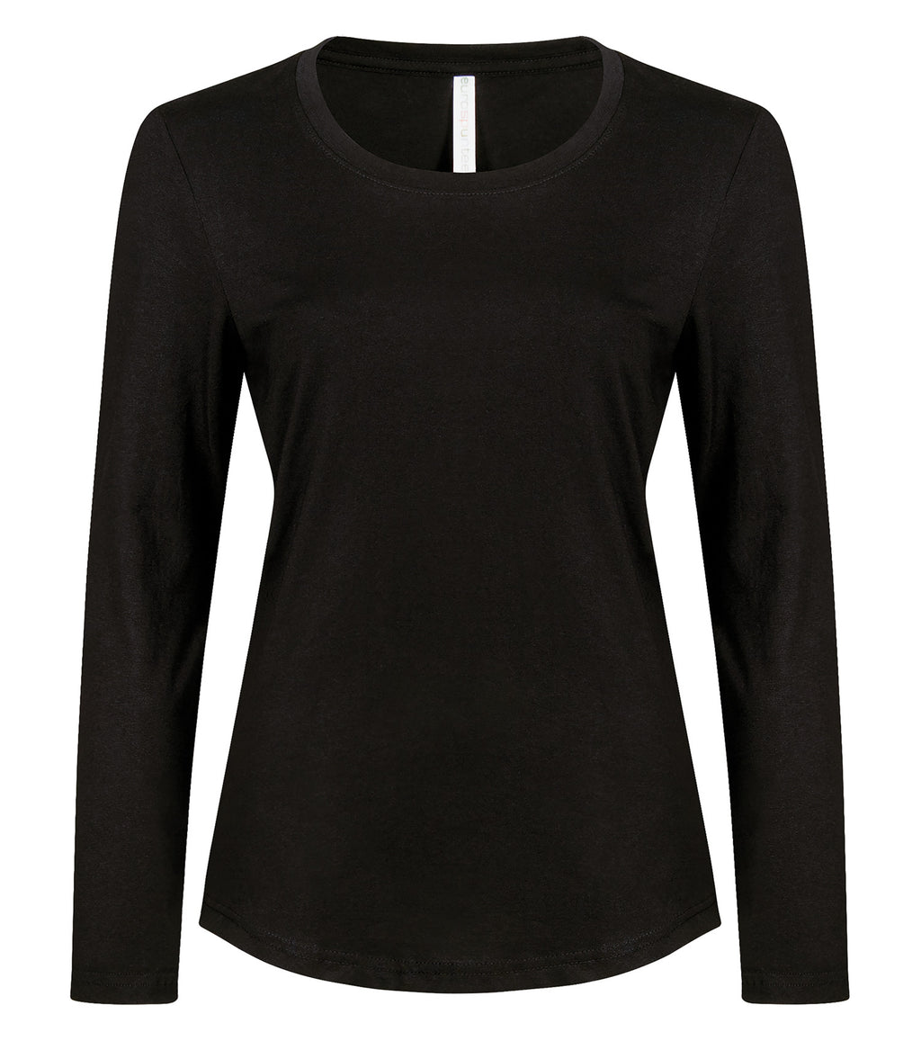 ATC™ EUROSPUN® RING SPUN LONG SLEEVE LADIES' TEE