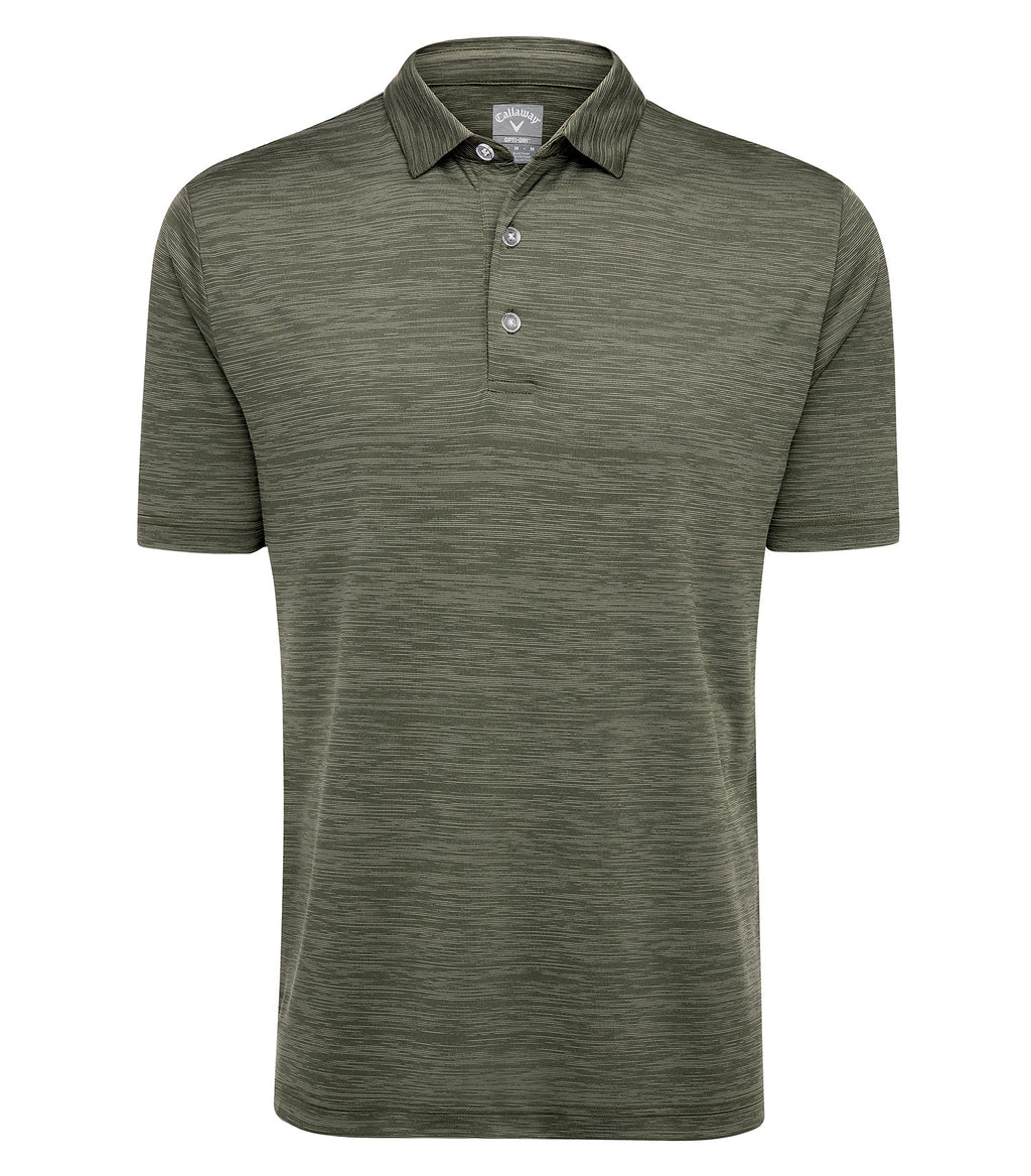 CALLAWAY BROKEN STRIPE TEXTURE POLO