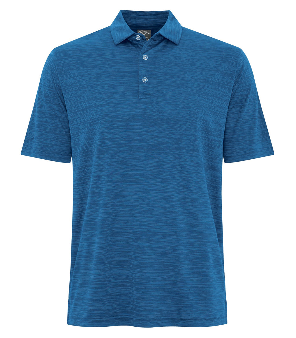 CALLAWAY BROKEN STRIPE TEXTURE POLO