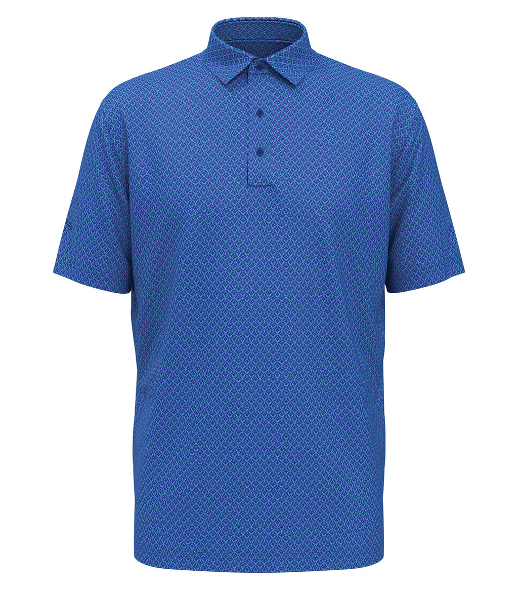 CALLAWAY ALL-OVER STITCHED CHEV POLO