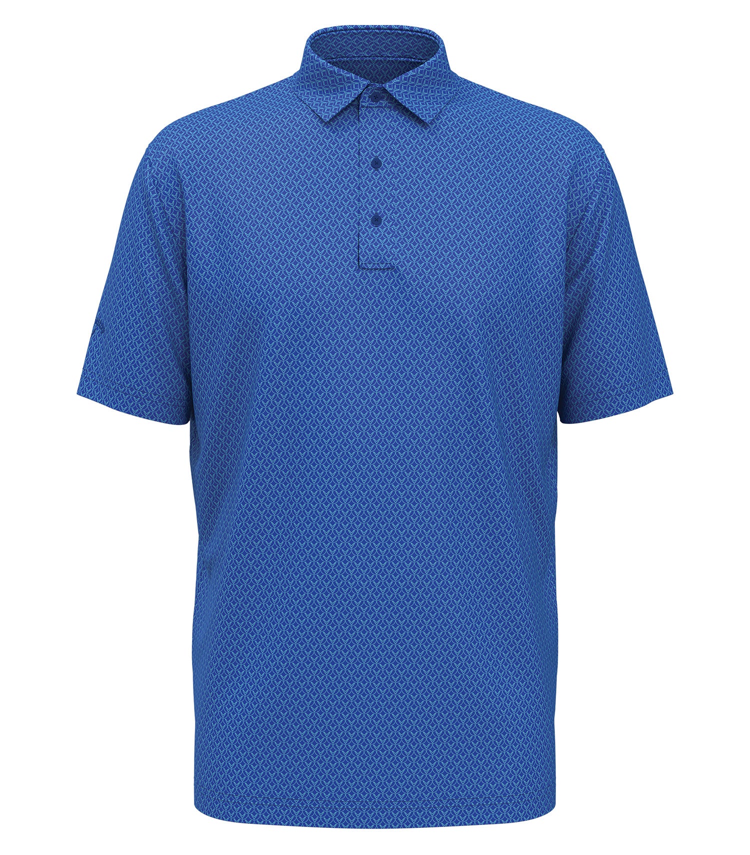 CALLAWAY ALL-OVER STITCHED CHEV POLO