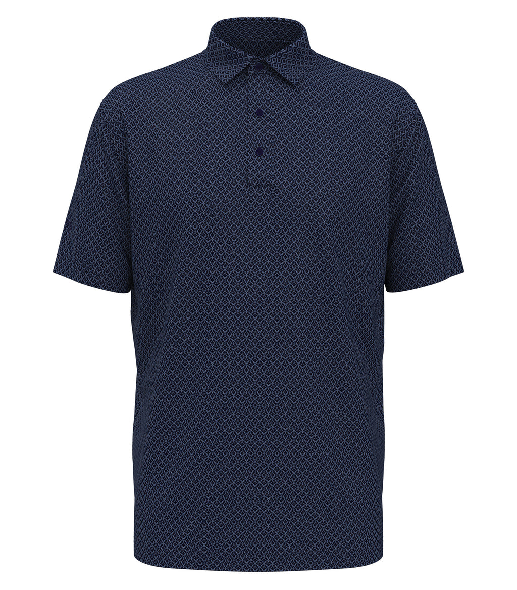 CALLAWAY ALL-OVER STITCHED CHEV POLO