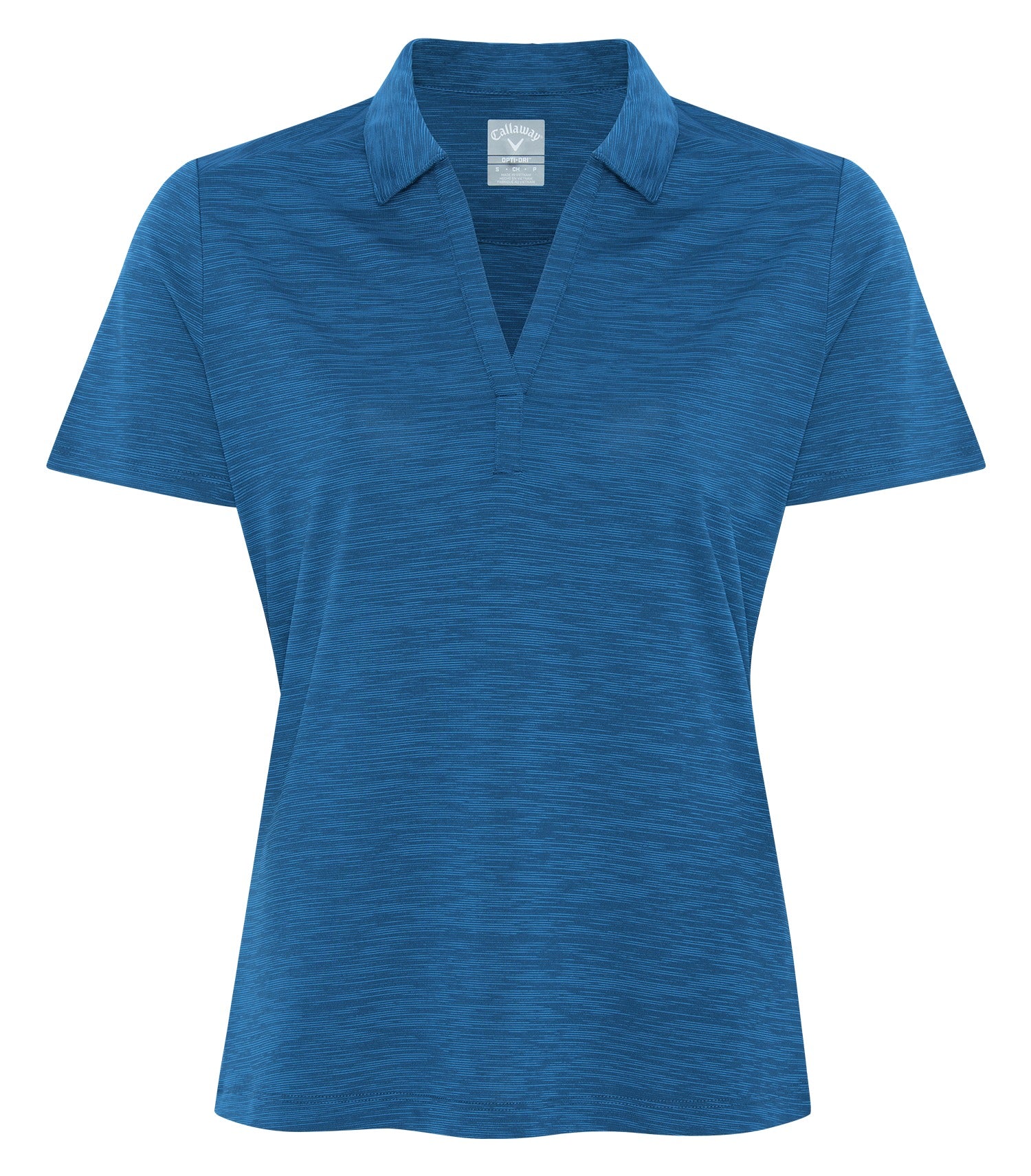 CALLAWAY BROKEN STRIPE TEXTURE LADIES' POLO