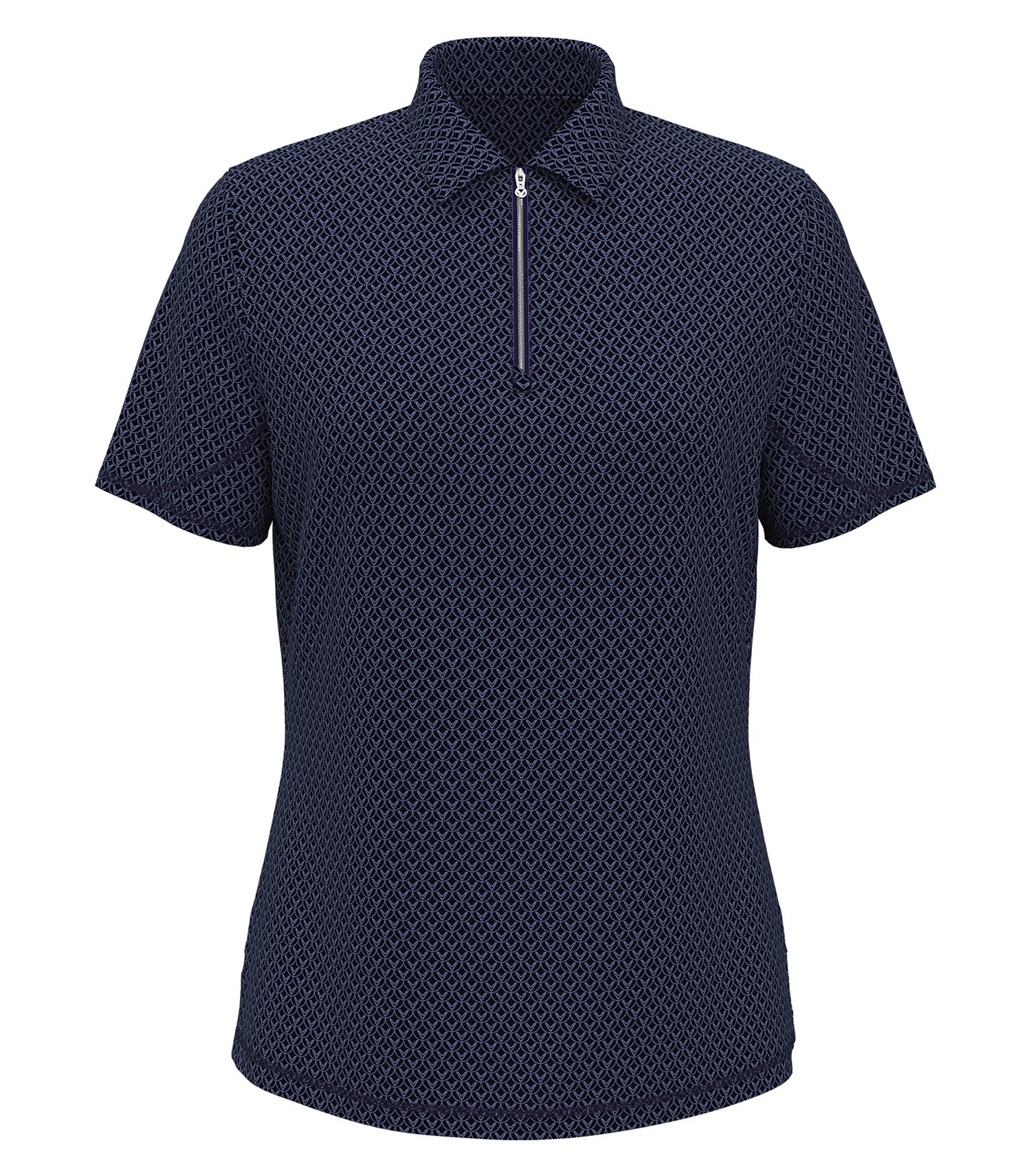 CALLAWAY ALL-OVER STITCHED CHEV LADIES’ POLO