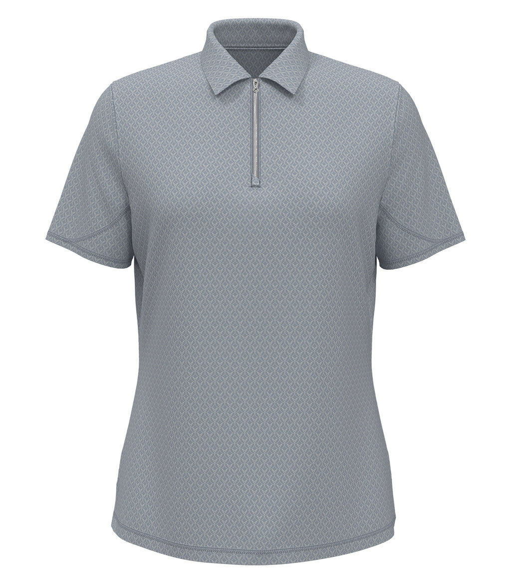 CALLAWAY ALL-OVER STITCHED CHEV LADIES’ POLO