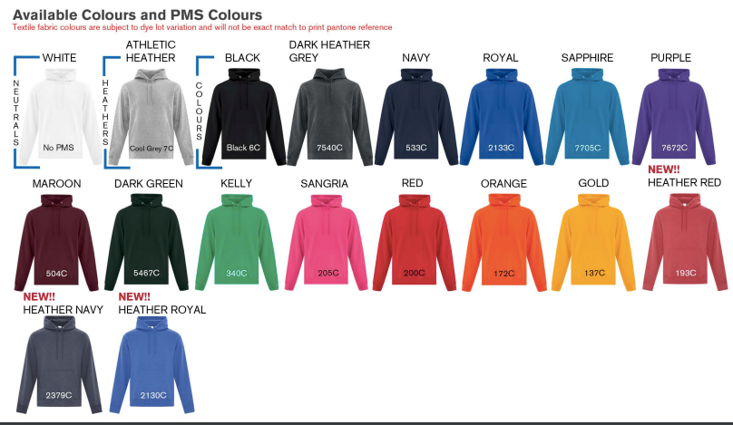 ATC™ EVERYDAY FLEECE HOODED SWEATSHIRT. ATCF2500 image 1