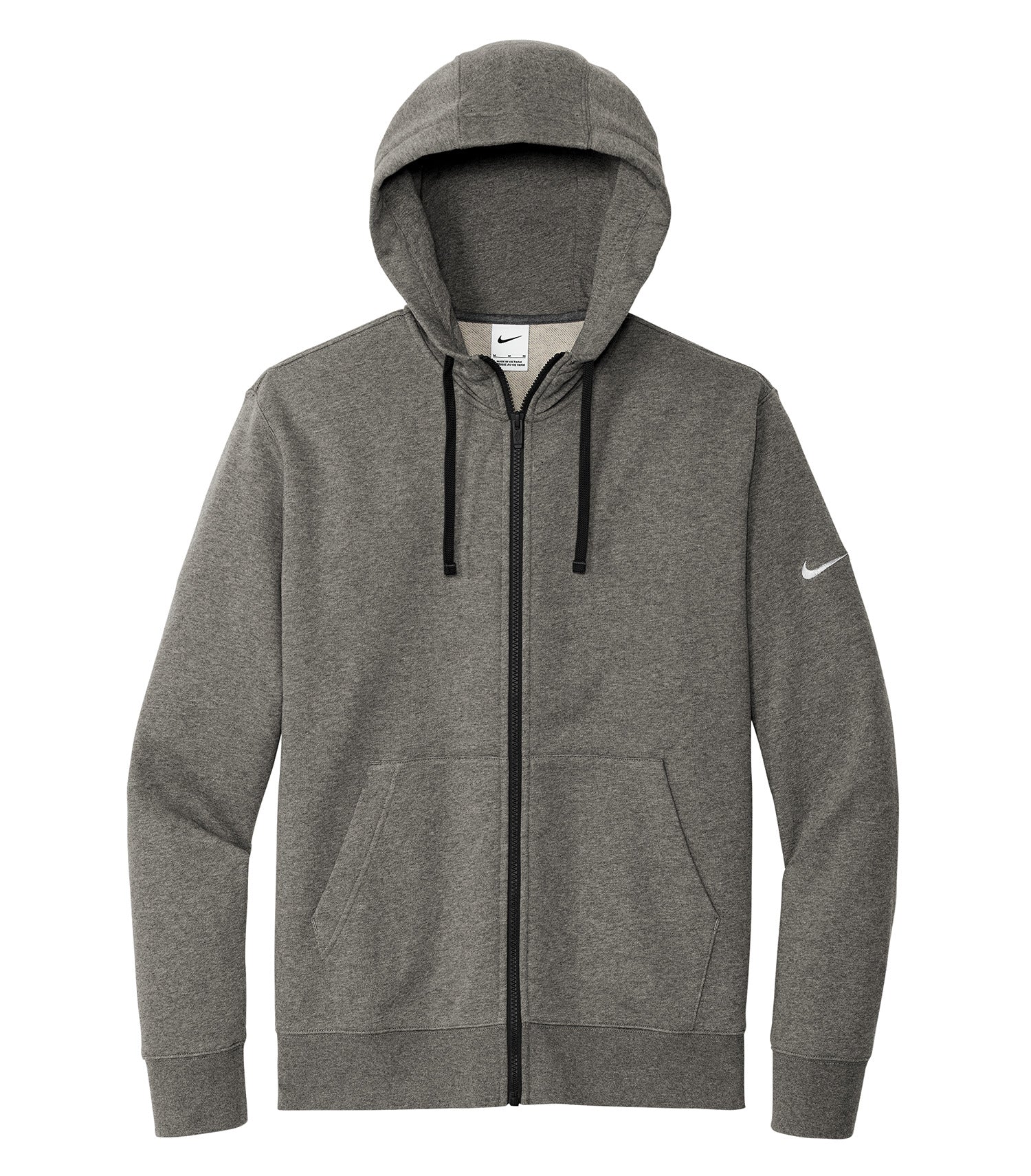 NIKE CLUB FLEECE SLEEVE SWOOSH FULL ZIP HOODIE