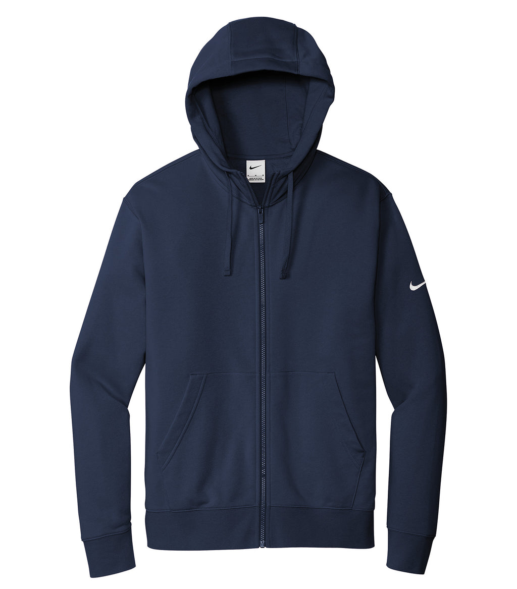 NIKE CLUB FLEECE SLEEVE SWOOSH FULL ZIP HOODIE