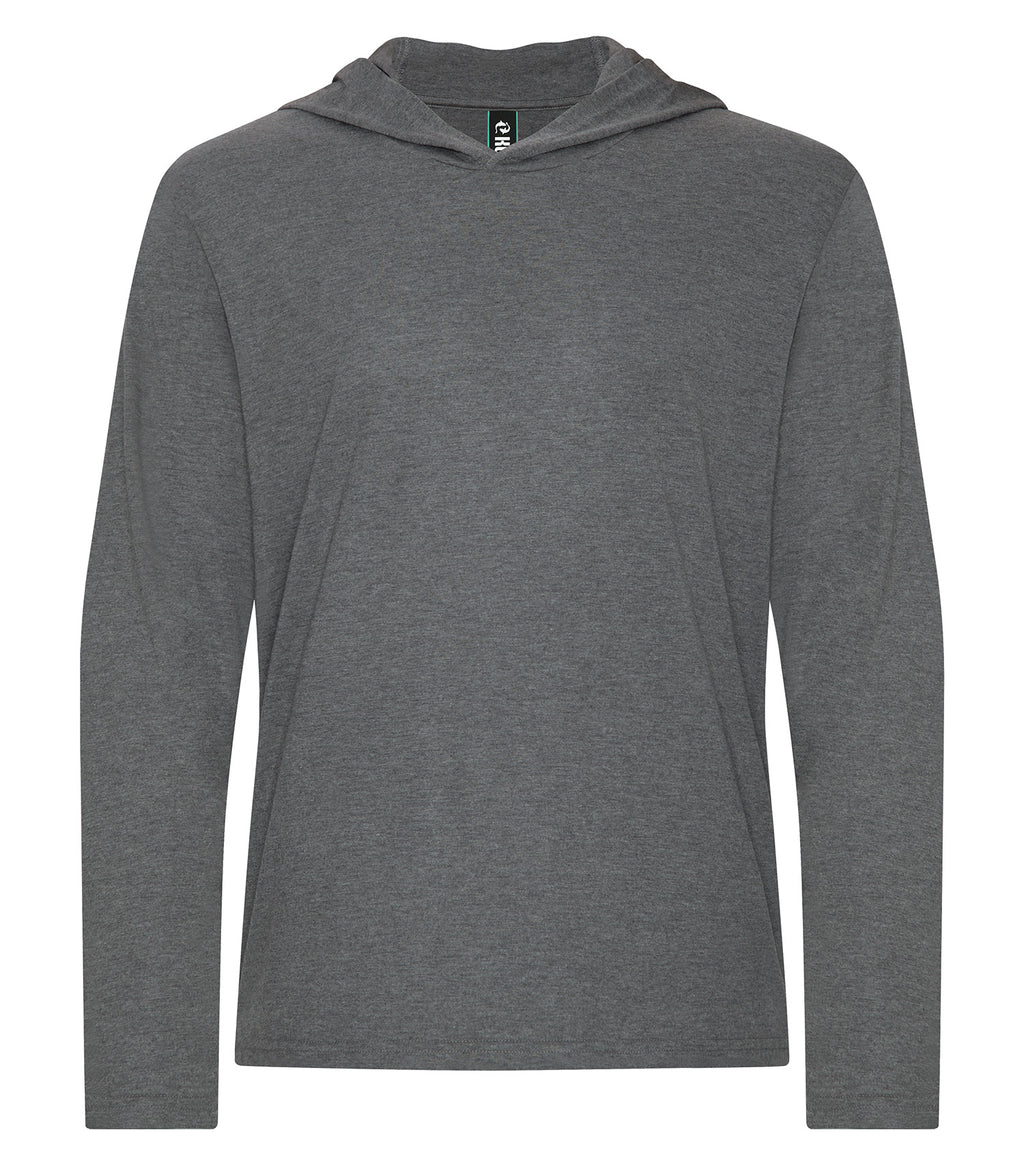 KOI&reg; ELEMENT TRIBLEND LONG SLEEVE HOODED TEE