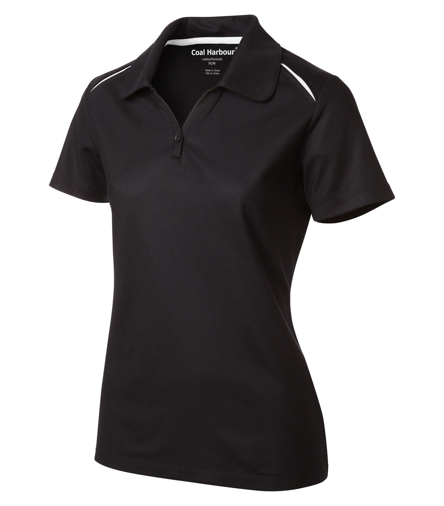 COAL HARBOUR® SNAG RESISTANT CONTRAST INSET LADIES' POLO