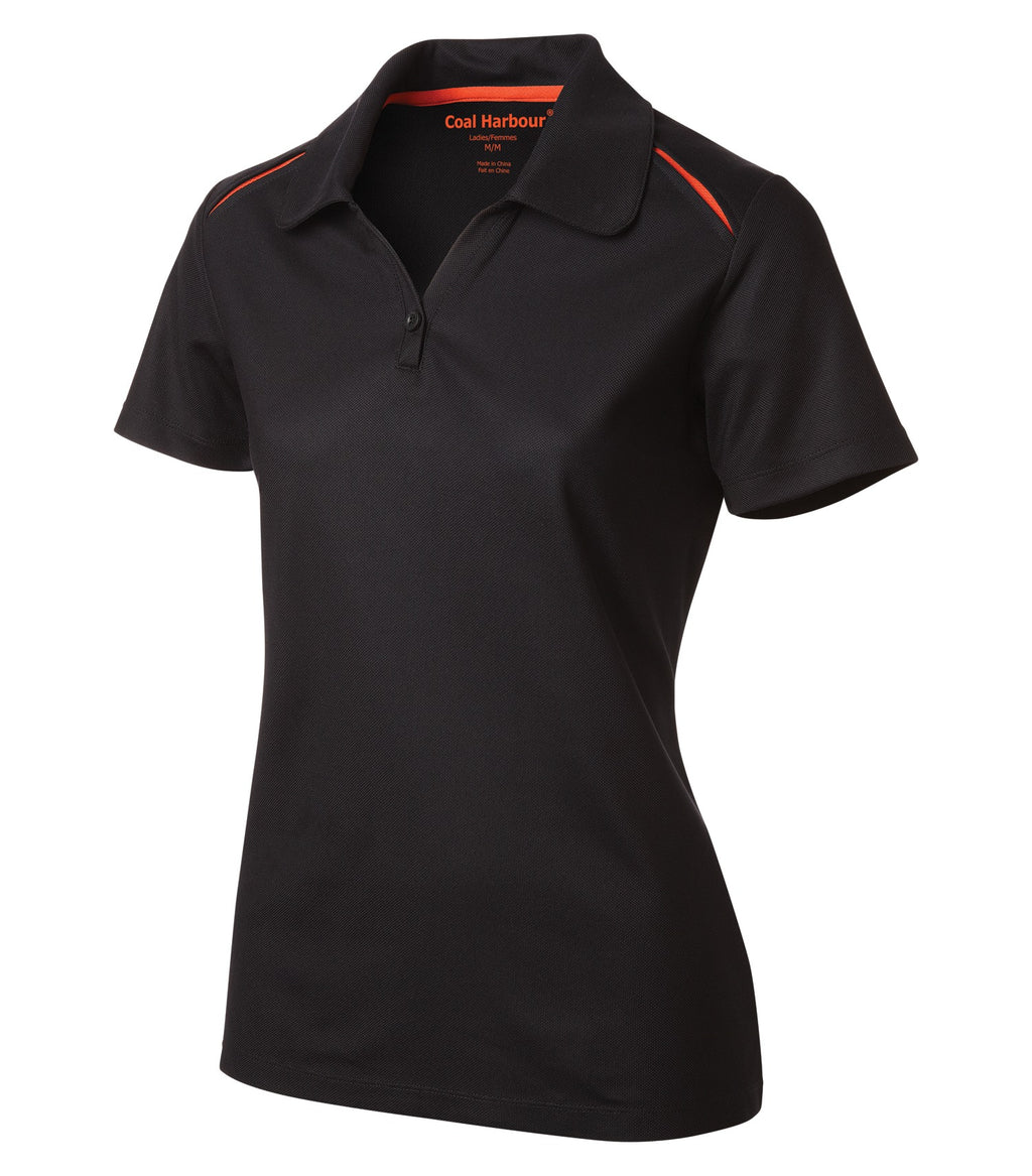 COAL HARBOUR® SNAG RESISTANT CONTRAST INSET LADIES' POLO