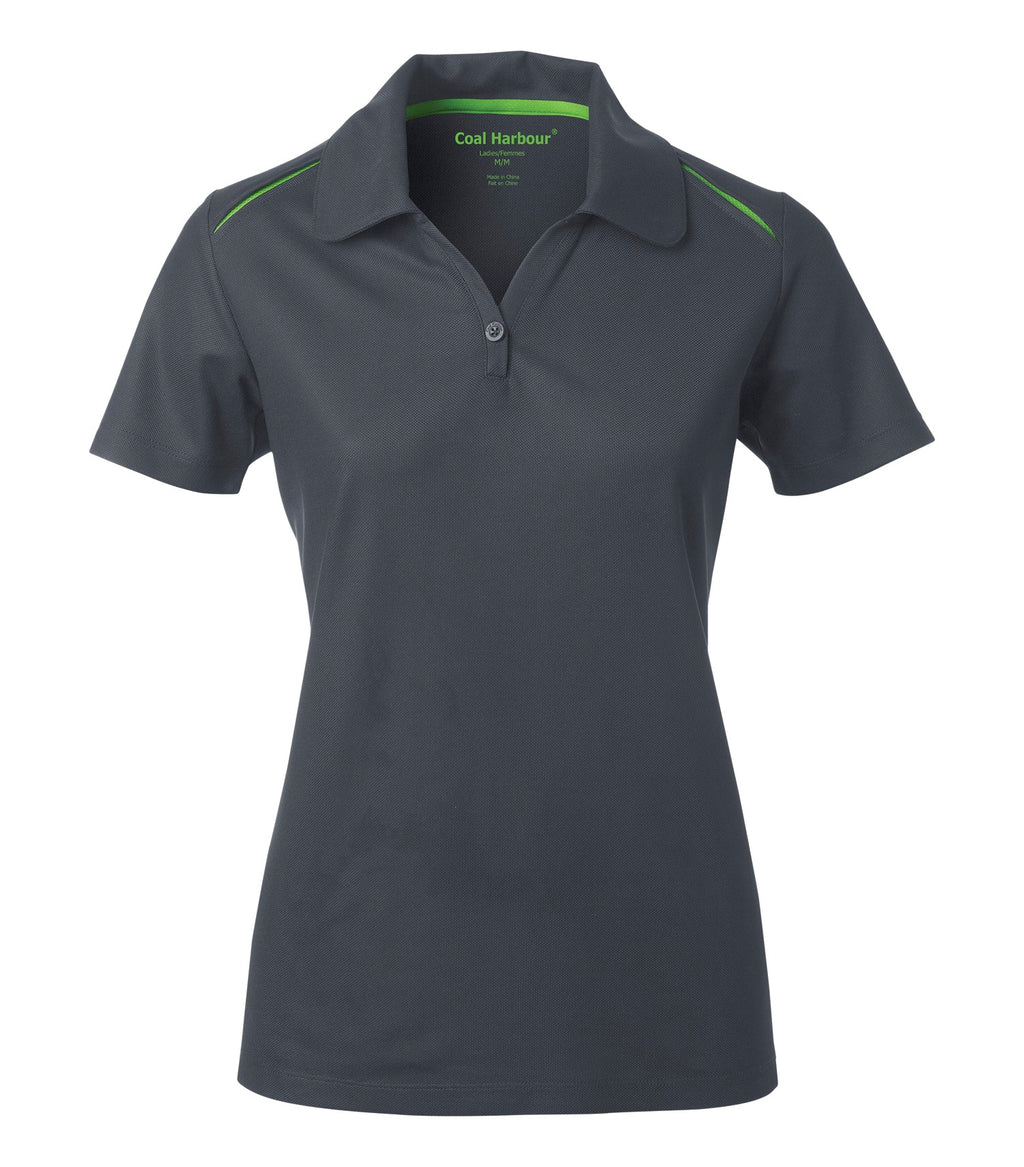 COAL HARBOUR® SNAG RESISTANT CONTRAST INSET LADIES' POLO