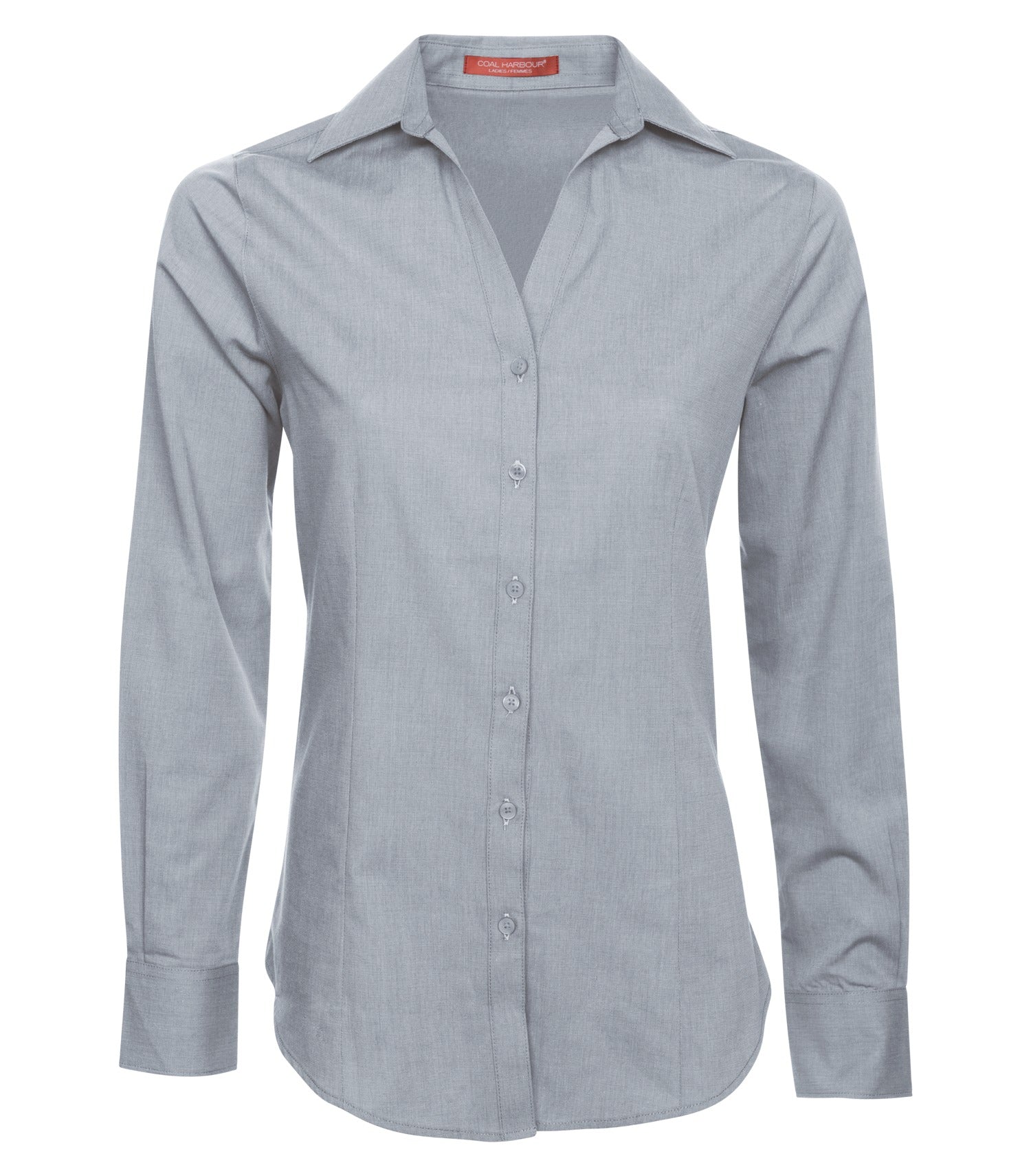 COAL HARBOUR® TEXTURED CROSSHATCH WOVEN LADIES' SHIRT