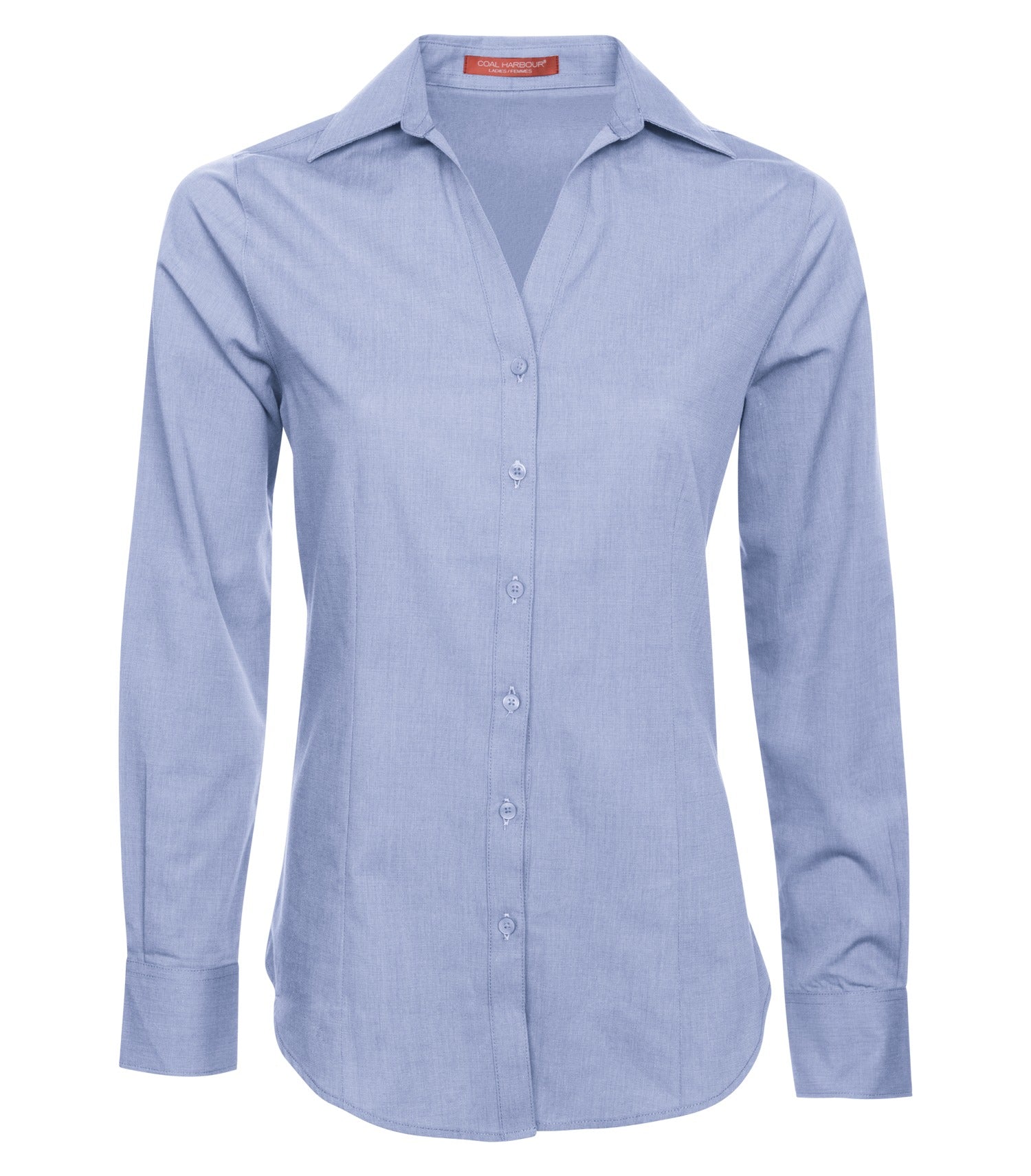 COAL HARBOUR® TEXTURED CROSSHATCH WOVEN LADIES' SHIRT