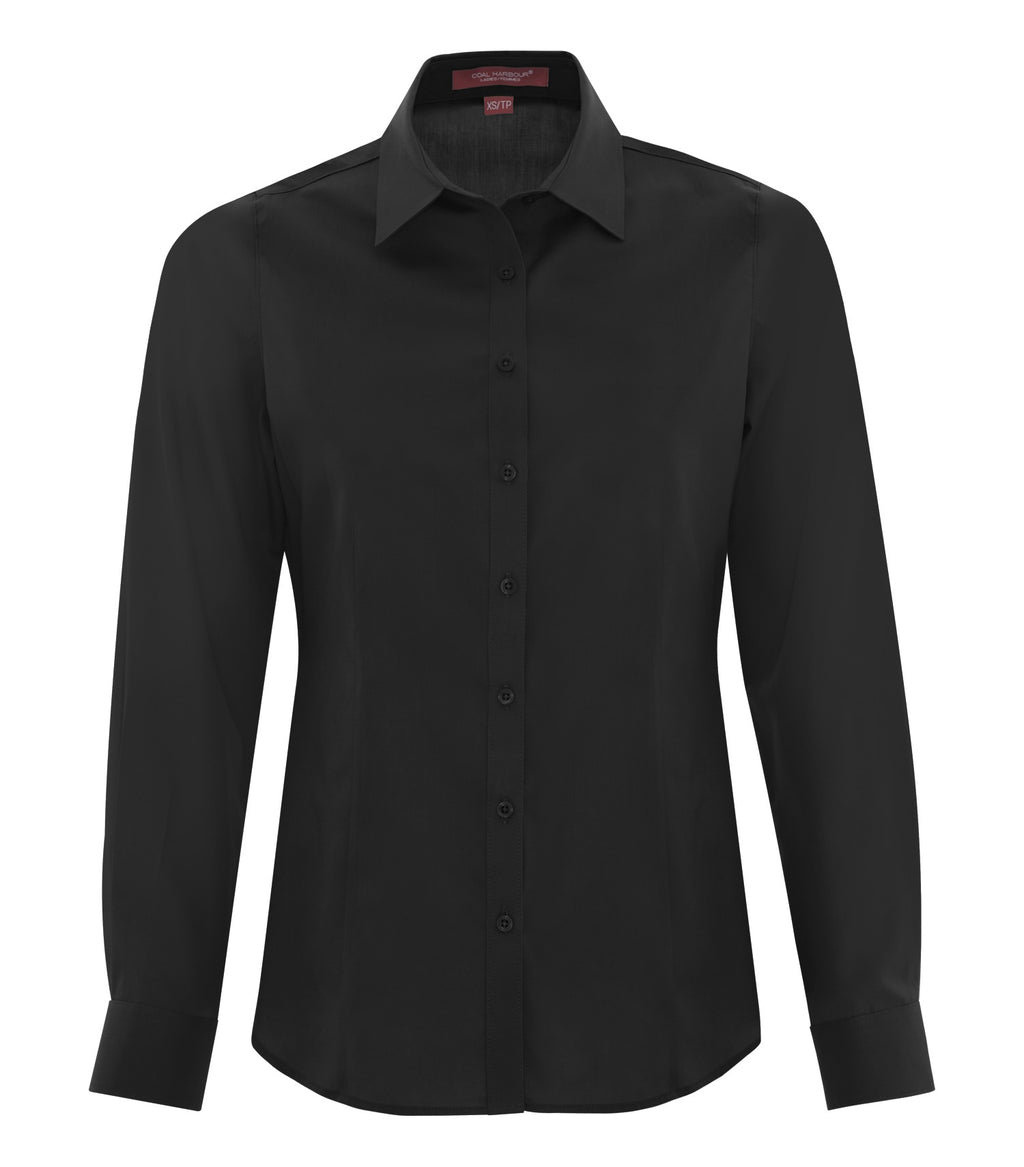 COAL HARBOUR® EVERYDAY LONG SLEEVE WOVEN LADIES' SHIRT