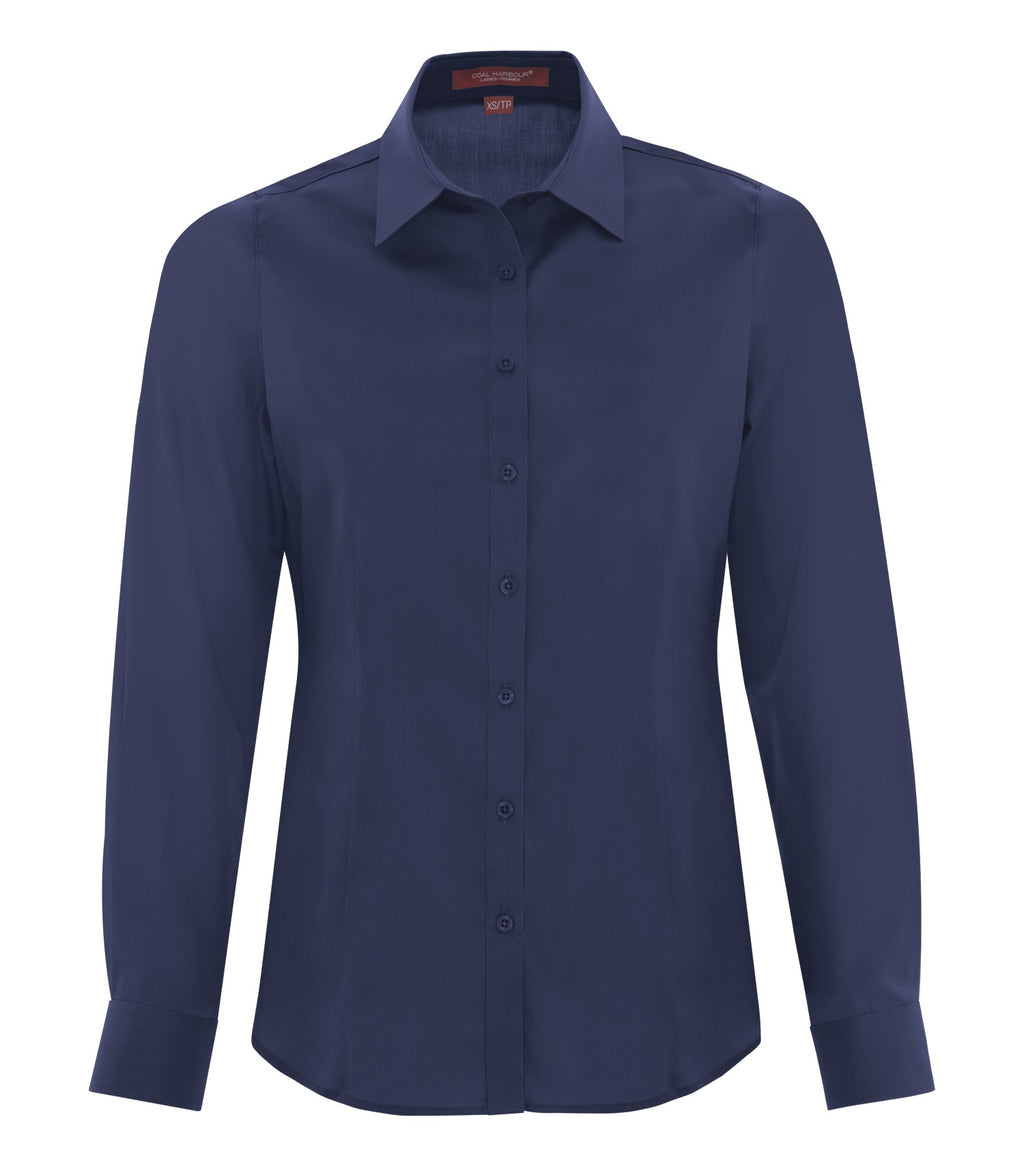 COAL HARBOUR® EVERYDAY LONG SLEEVE WOVEN LADIES' SHIRT