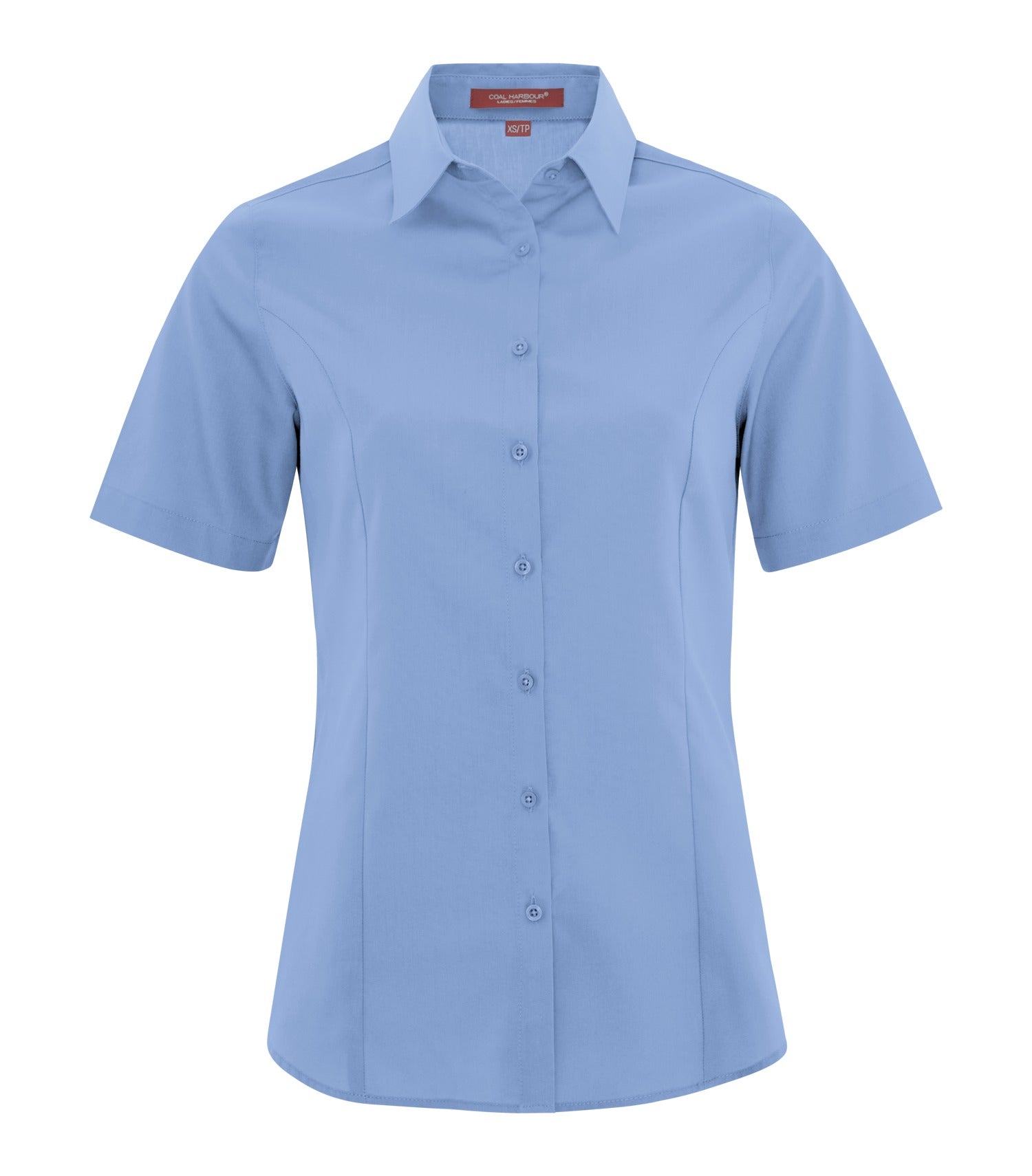 COAL HARBOUR® EVERYDAY SHORT SLEEVE WOVEN LADIES' SHIRT