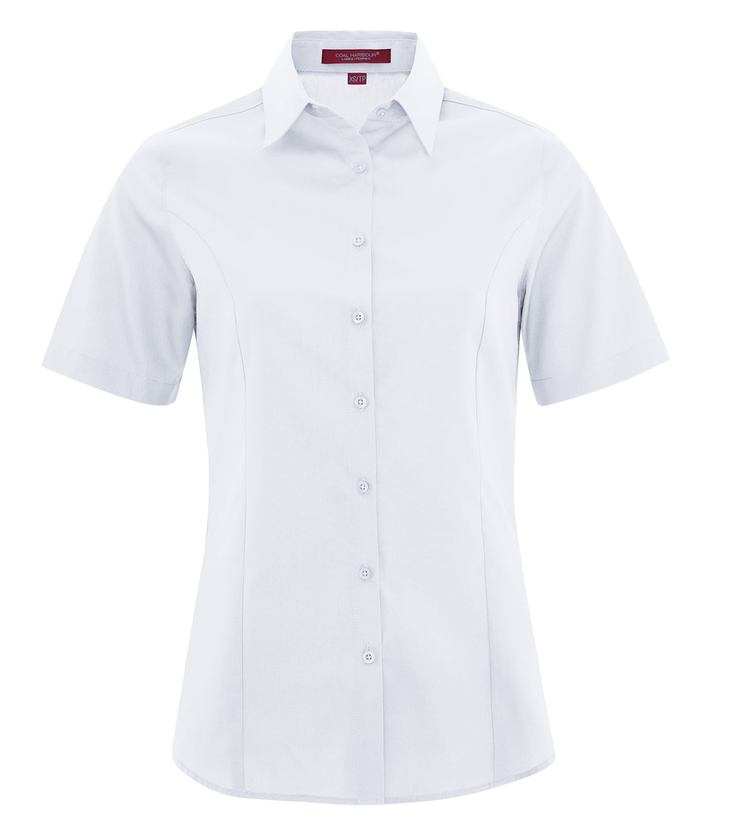 COAL HARBOUR® EVERYDAY SHORT SLEEVE WOVEN LADIES' SHIRT