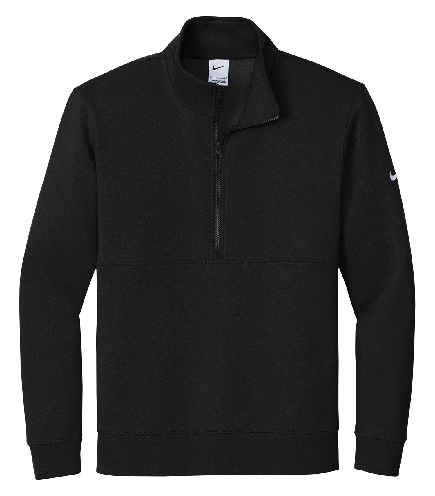 NIKE CLUB FLEECE SLEEVE SWOOSH 1/2 ZIP