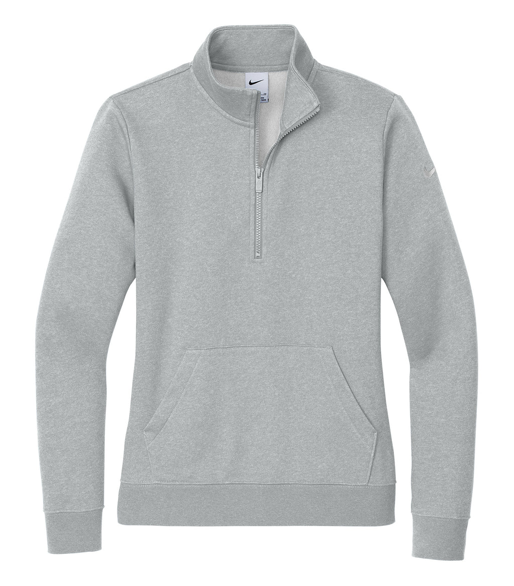 NIKE CLUB FLEECE SLEEVE SWOOSH LADIES' 1/2 ZIP