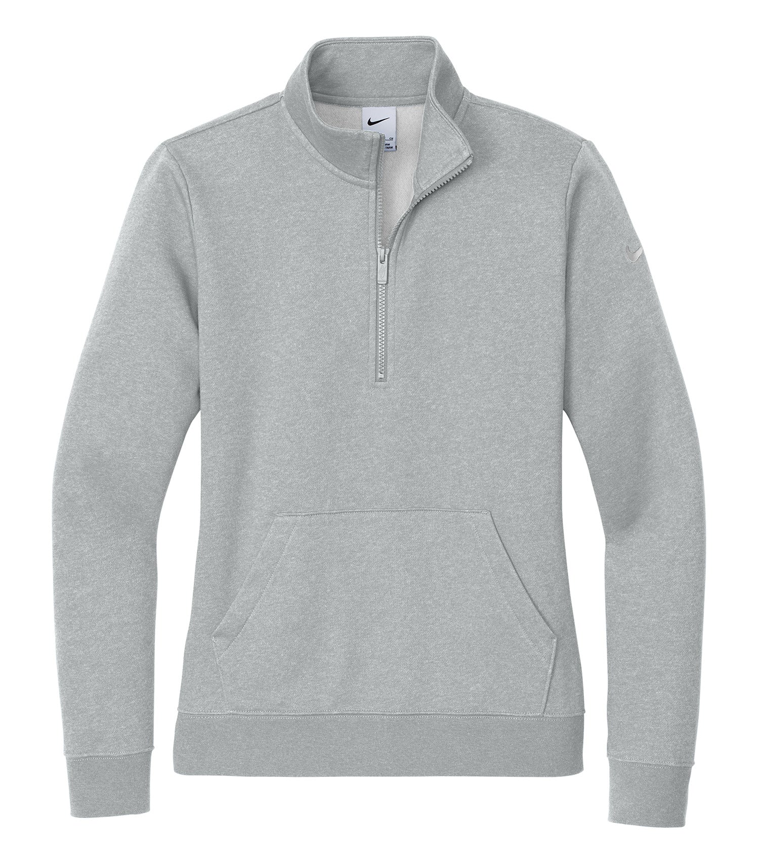 NIKE CLUB FLEECE SLEEVE SWOOSH LADIES' 1/2 ZIP