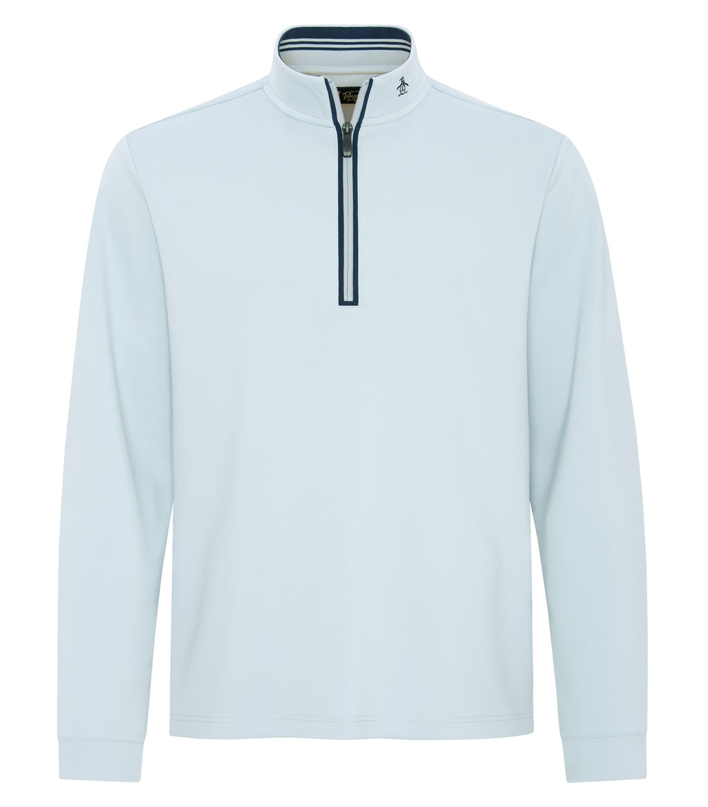 ORIGINAL PENGUIN&reg; CLUBHOUSE MOCK 1/4 ZIP PULLOVER