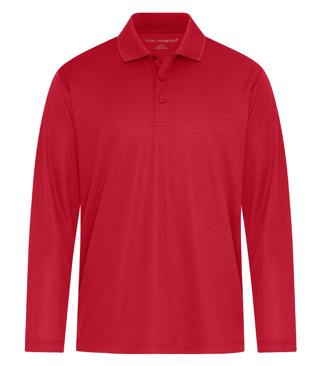 COAL HARBOUR&reg; EVERYDAY SNAG RESISTANT LONG SLEEVE POLO