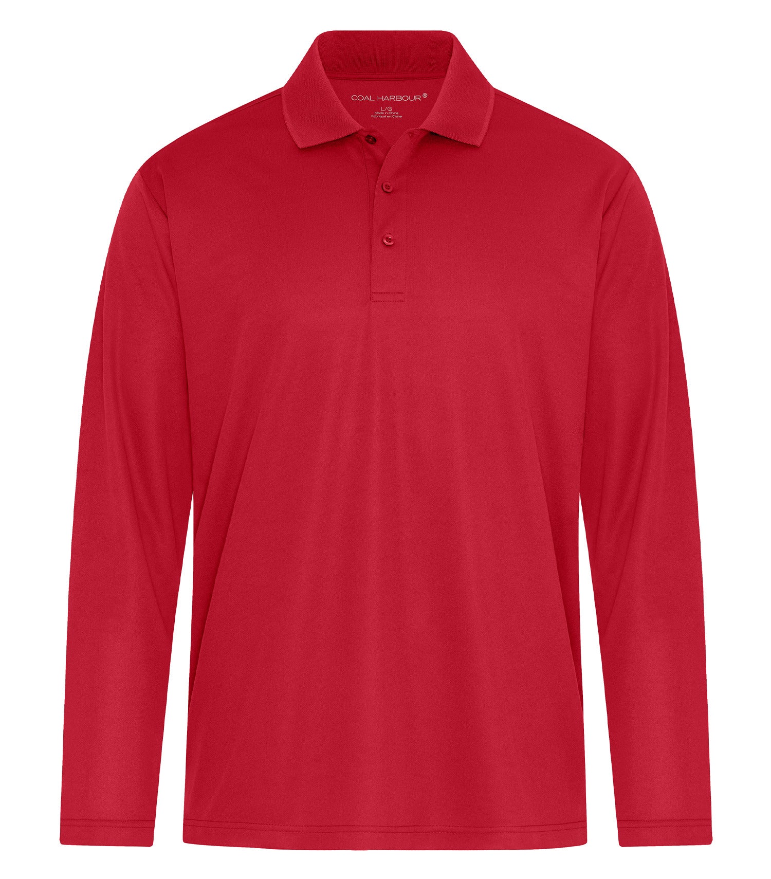COAL HARBOUR&reg; EVERYDAY SNAG RESISTANT LONG SLEEVE POLO