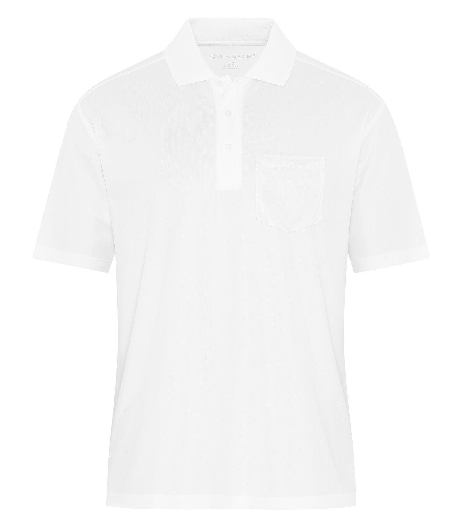 COAL HARBOUR&reg; EVERYDAY SNAG RESISTANT POCKET POLO