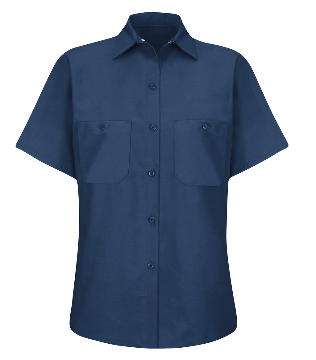 RED KAP&reg; INDUSTRIAL SHORT SLEEVE LADIES' WORK SHIRT