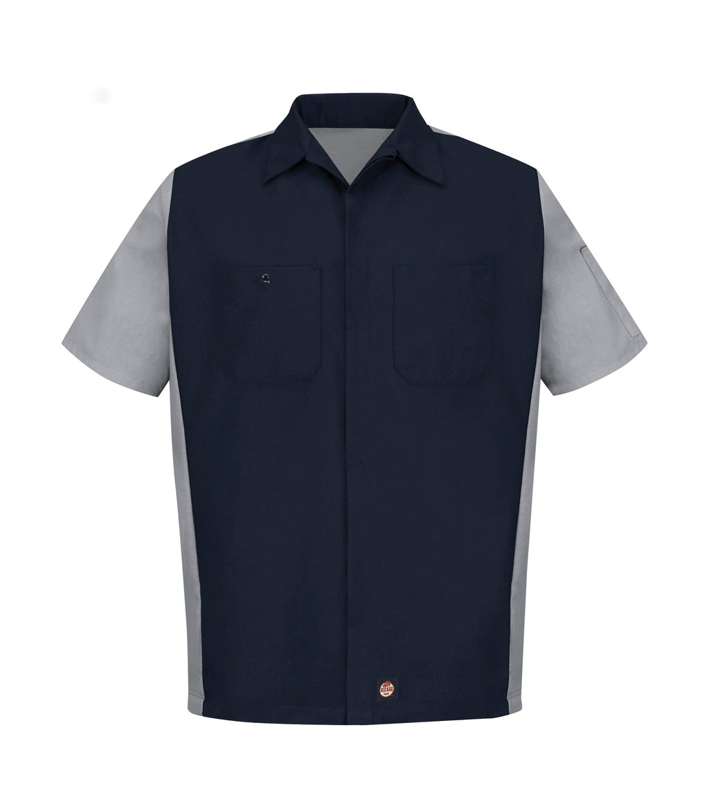 RED KAP® SHORT SLEEVE WOVEN CREW SHIRT