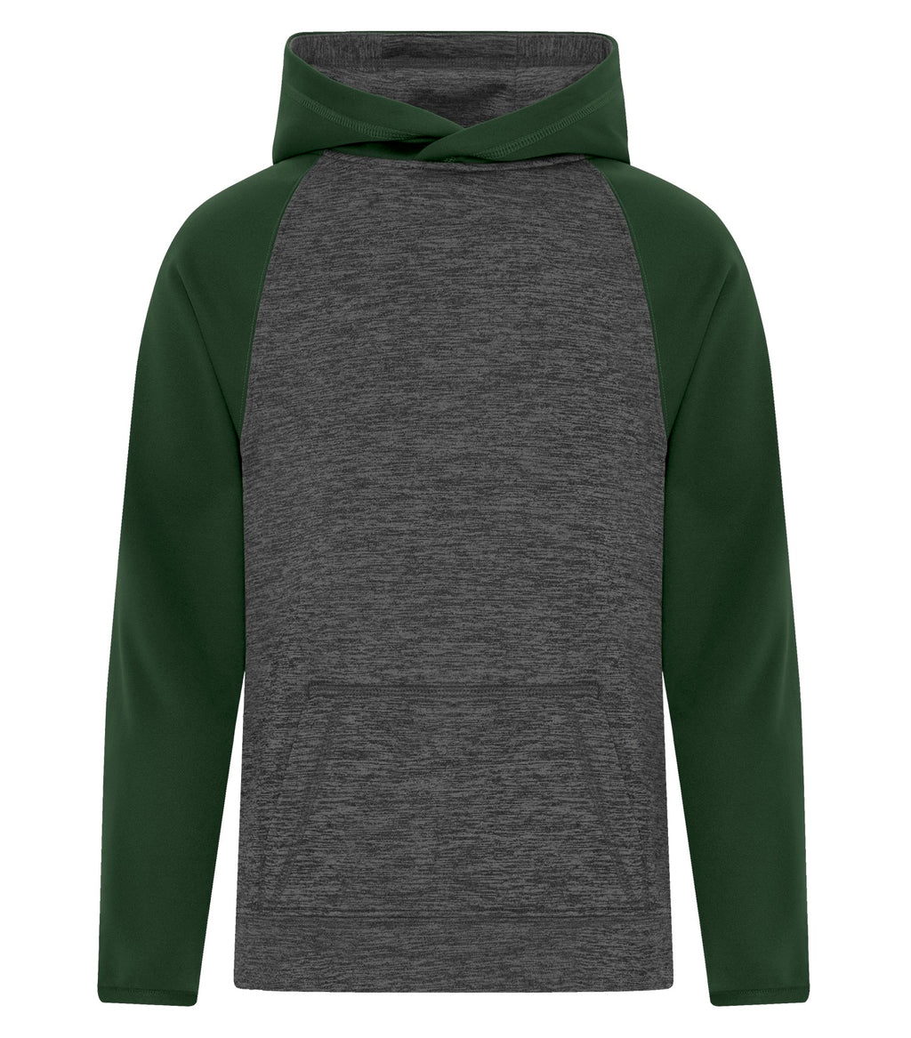 ATC™ DYNAMIC HEATHER FLEECE TWO TONE YOUTH HOODIE