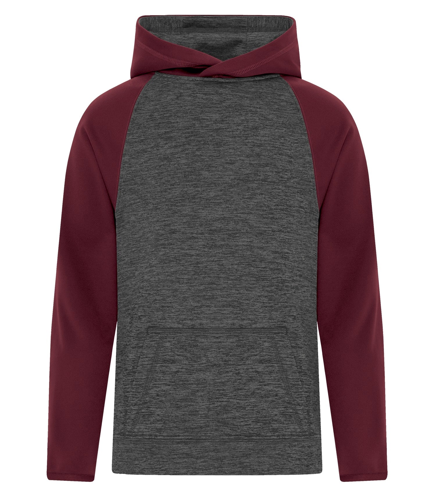 ATC™ DYNAMIC HEATHER FLEECE TWO TONE YOUTH HOODIE